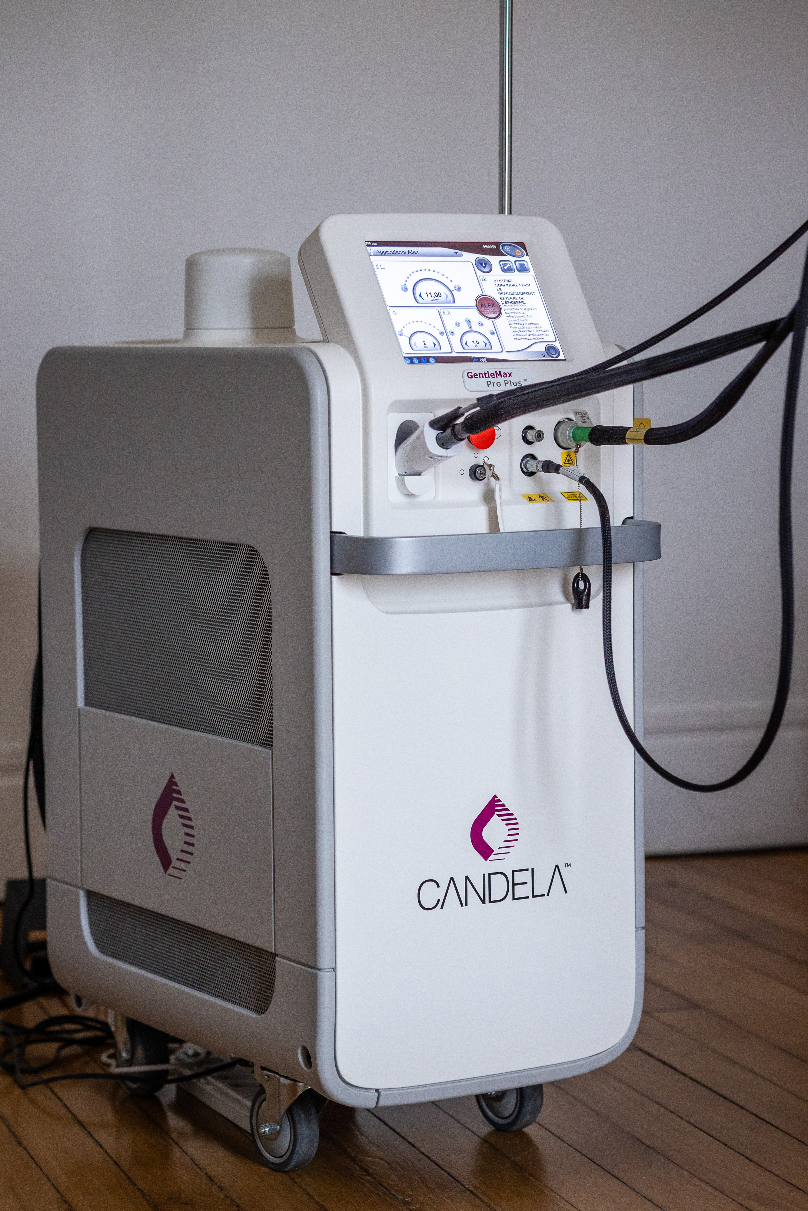 Candela GentleMax Pro en clínica